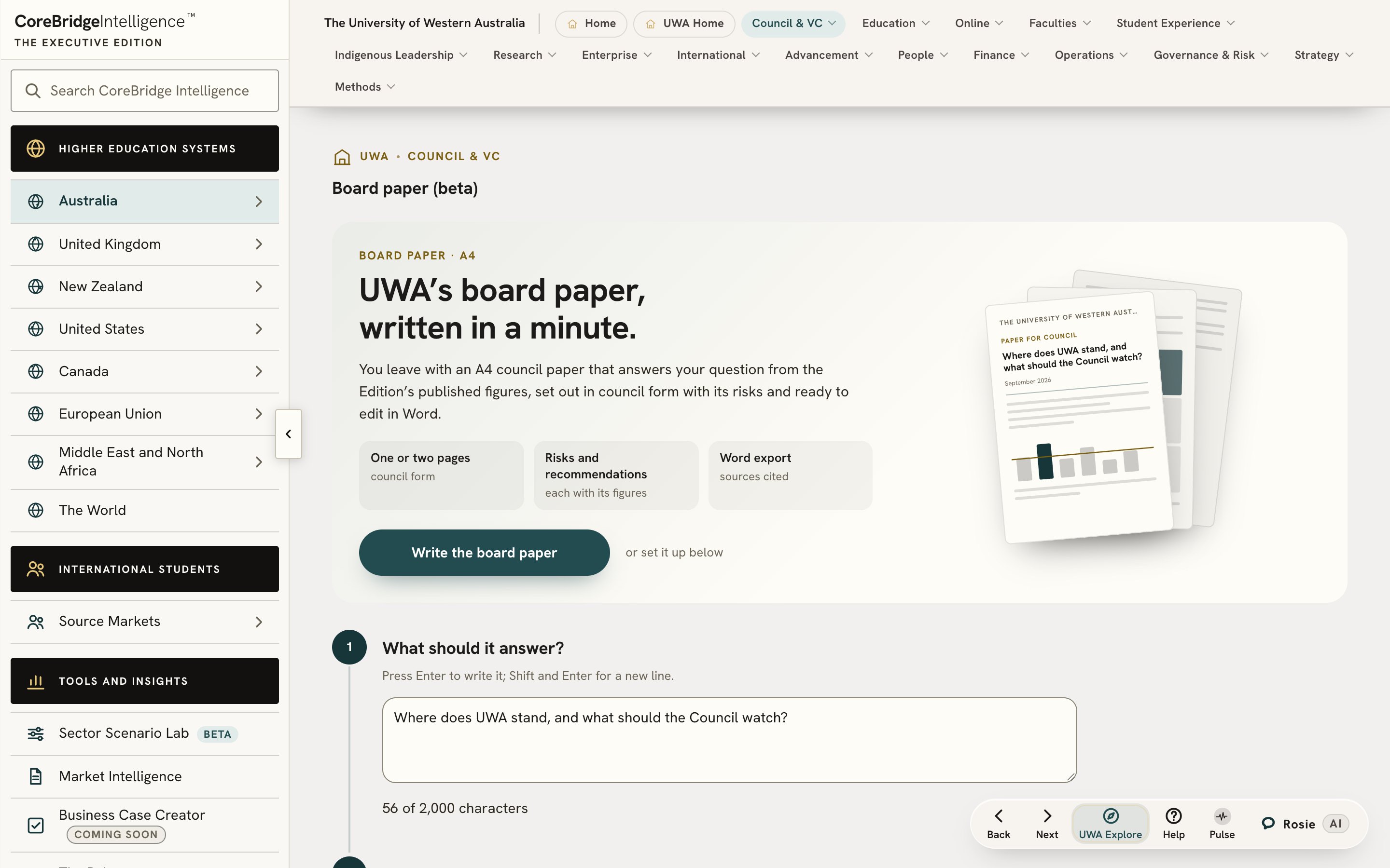 The board paper builder